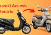 suzuki access electric scooter debut bharat mobility expo 2025